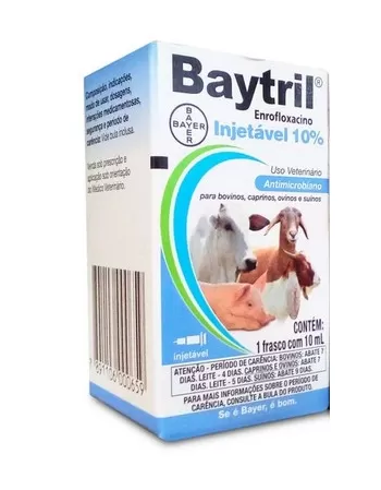 BAYTRIL INJETAVEL 10% 10 ML