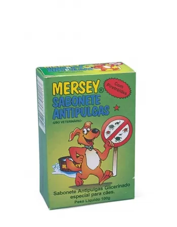 MERSEY SABÃO ANTIPULGAS 100GR