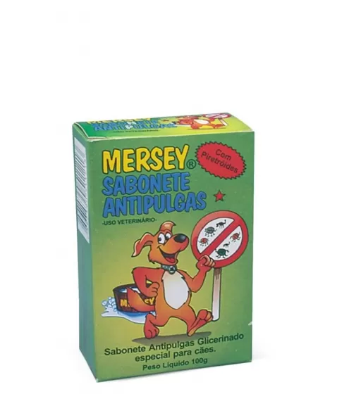 MERSEY SABÃO ANTIPULGAS 100GR