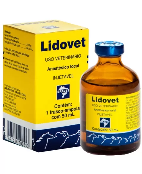 LIDOVET INJ. 050ML