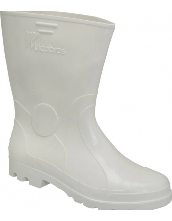 CALCADO BOTA PVC CC BCA S/FORRO BRANCO 41