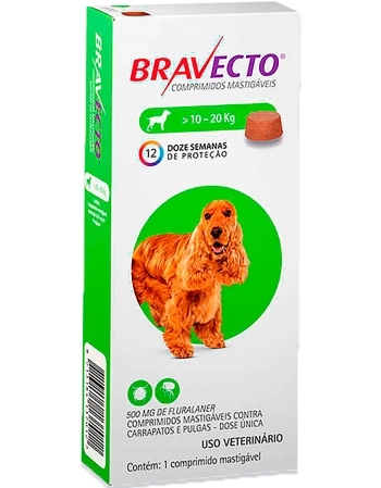 BRAVECTO 500MG - 10-20KG