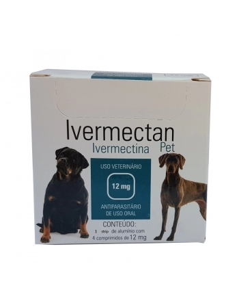 IVERMECTAN PET 04X12MG