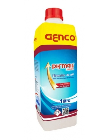 PH+ MAIS LÍQUIDO ELEVADOR DE PH GENCO 1L