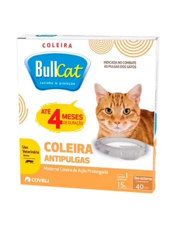 COLEIRA BULLCAT ANTIPULGAS 15GR