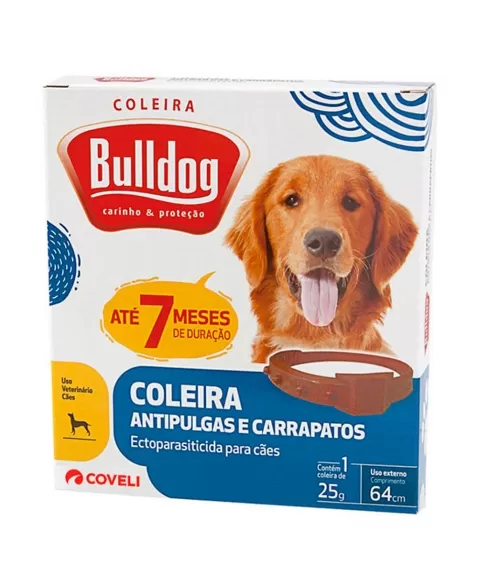 COLEIRA BULLDOG ANTIPULGAS 25GR