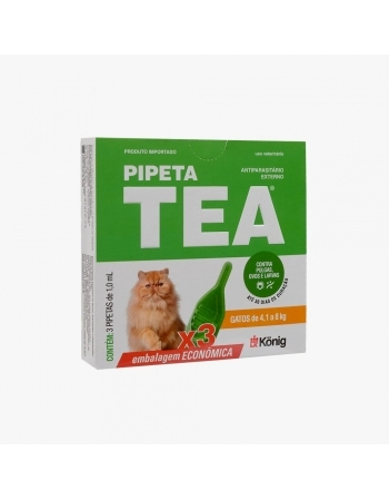 PIPETA X 3 TEA GATO 4,1 ATE 8 KG (1 ML)