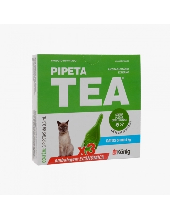 PIPETA X 3 TEA GATO ATE 4 KG (0,5 ML)