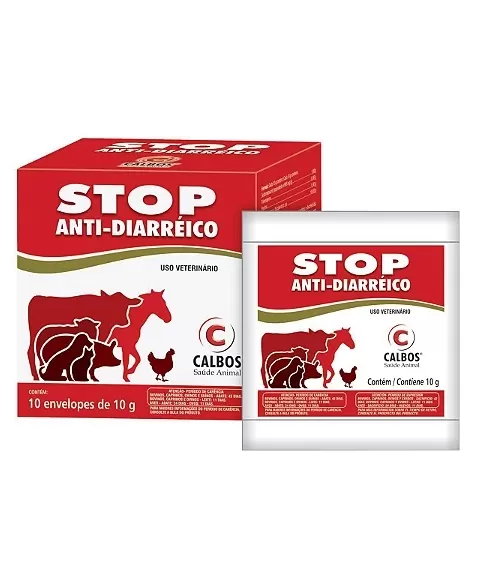 STOP ANTIDIARREICO CX COM 10 SACHES 10 G