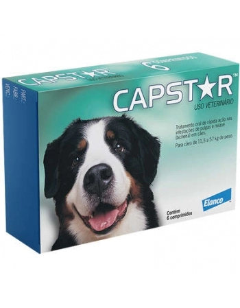 CAPSTAR 57 MG 6 CP (CÃES ATÉ 57KG)