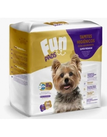 TAPETE HIGIENICO FUN PADS 60X55 - COM 20 UNIDADES