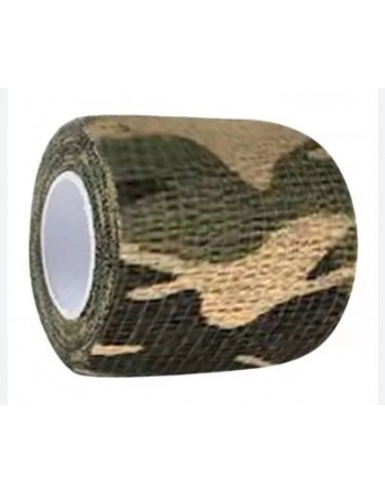 BANDAGEM LATEX 5CM - CAMUFLADA (PRETA, VERDE E BEGE)