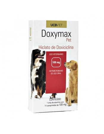 DOXYMAX PET 100MG - 14 COMPRIMIDOS