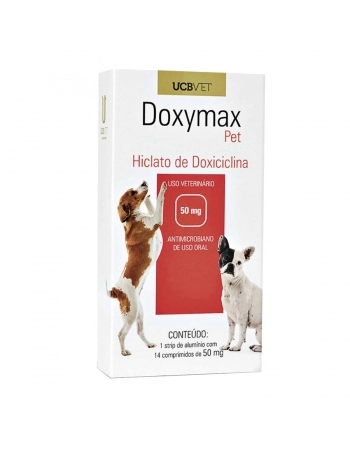 DOXYMAX PET 50MG - 14 COMPRIMIDOS