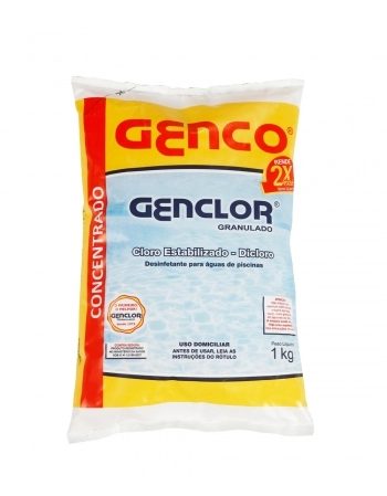 GENCLOR CLORO ESTABILIZADO GRANULADO 1KG GENCO