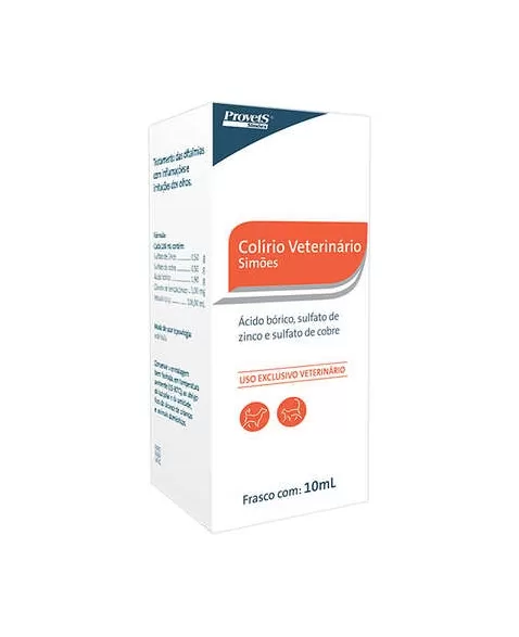 COLÍRIO VETERINÁRIO SIMÕES 10ML