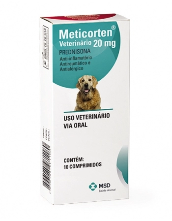 METICORTEN VET 20MG - 10 COMPRIMIDOS