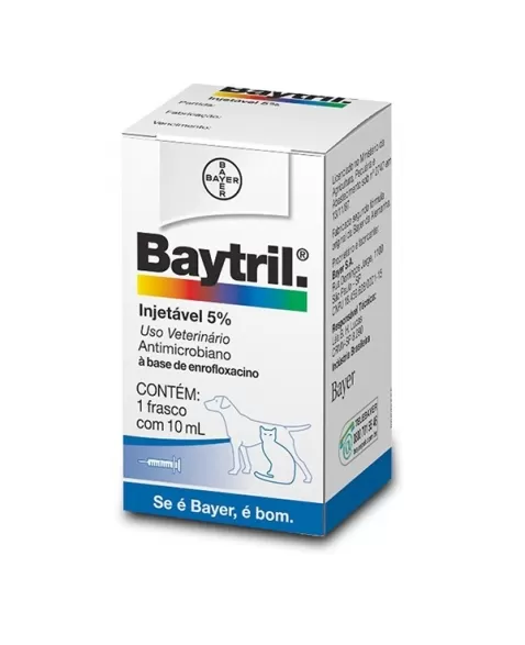 BAYTRIL INJETÁVEL 5% - 10ML