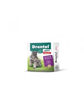 DRONTAL PLUS CARNE 10KG - 2 COMPRIMIDOS