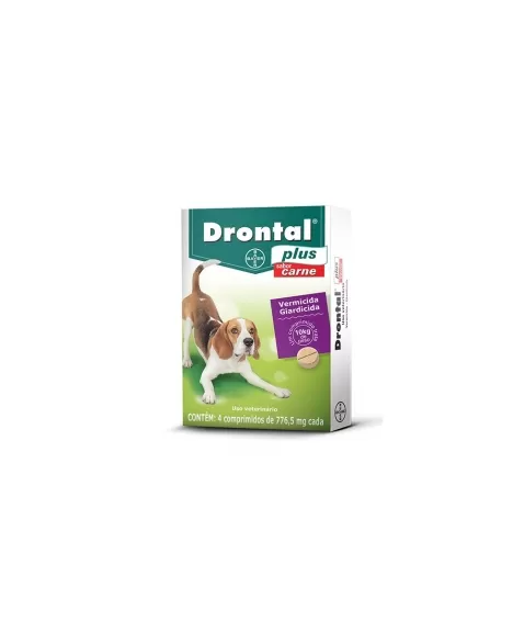 DRONTAL PLUS CARNE 10KG - 4 COMPRIMIDOS