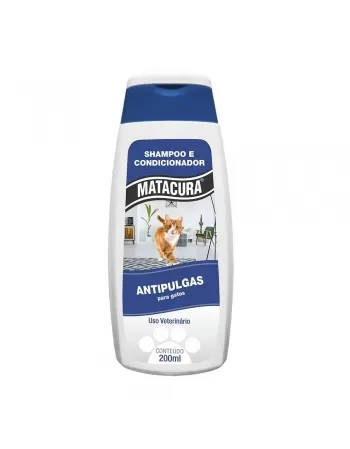 SHAMPOO/COND ANTIPULGAS PARA GATOS MATACURA 200ML