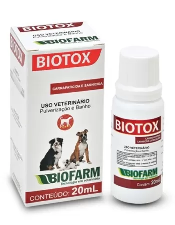 BIOTOX PET PULVERIZAÇÃO E BANHO 20ML