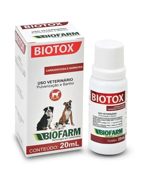 BIOTOX PET PULVERIZAÇÃO E BANHO 20ML