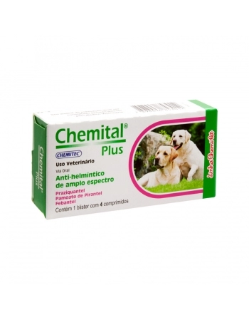 CHEMITAL PLUS - 4 COMPRIMIDOS