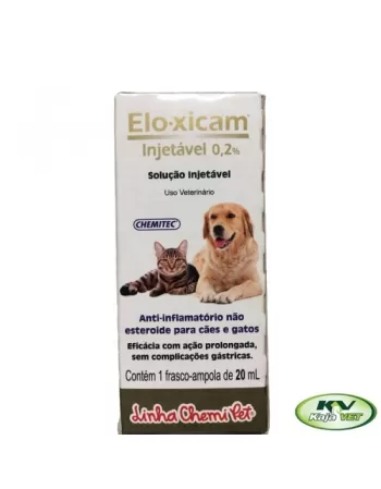 ELO-XICAM INJETÁVEL 0,2% - 20ML