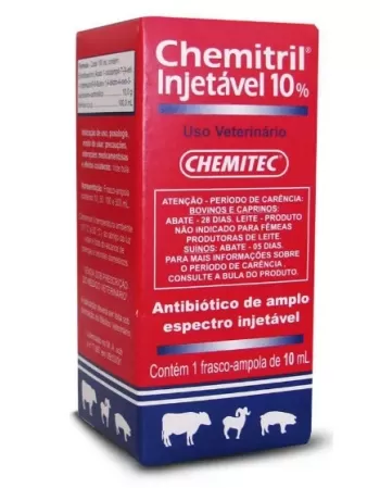 CHEMITRIL INJETÁVEL 10% - 10ML